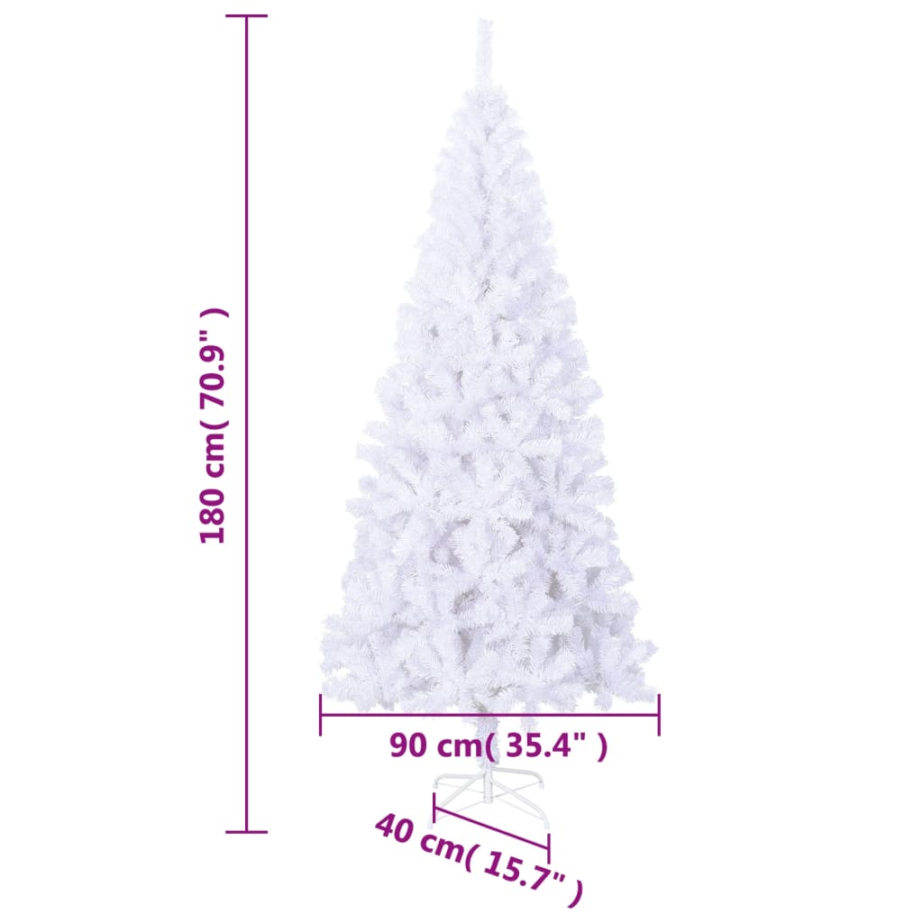 vidaXL Artificial Christmas Tree with Stand 6 ft 620 Branches