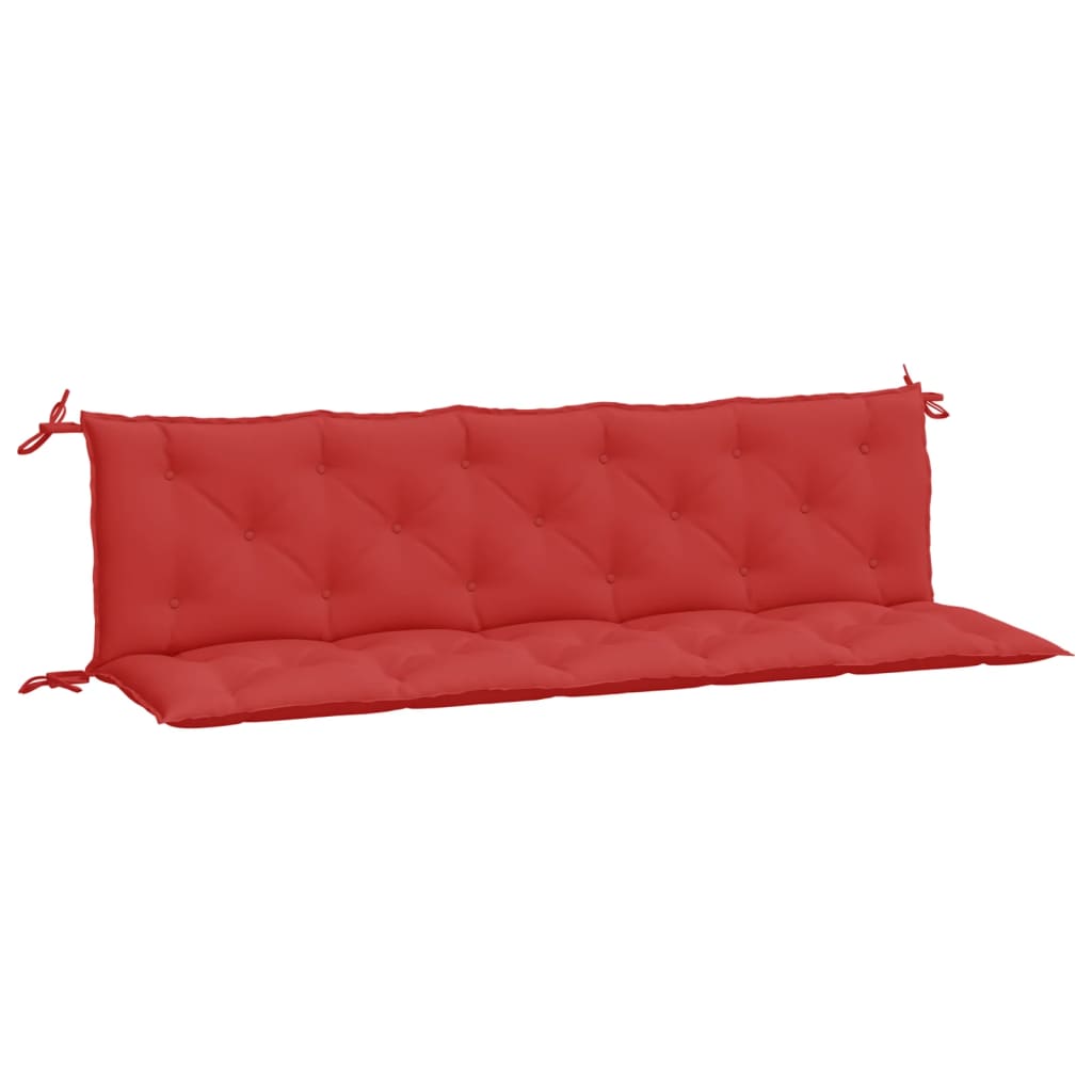 vidaXL Garden Bench Cushions 2 pcs Red 70.9"x19.7"x2.8" Oxford Fabric