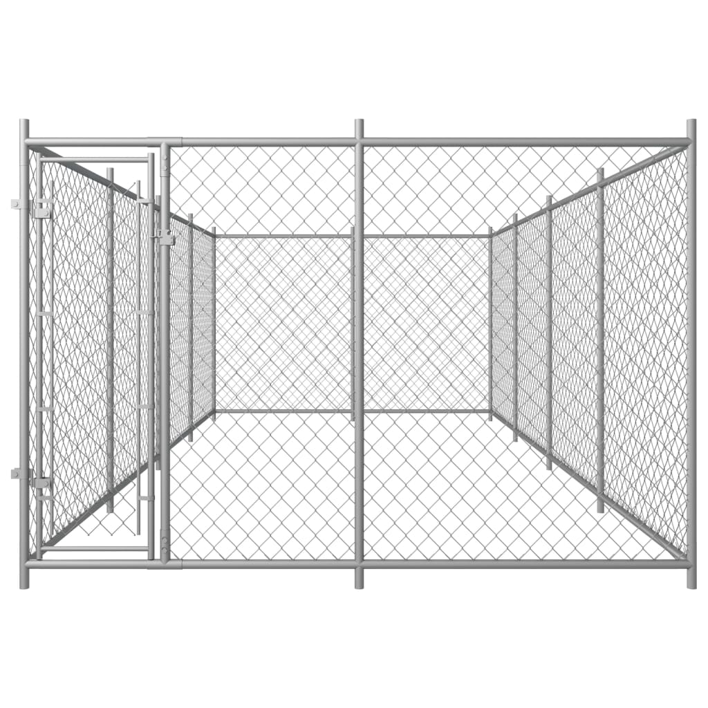 vidaXL Outdoor Dog Kennel 24.9'x12.5'x6.2'