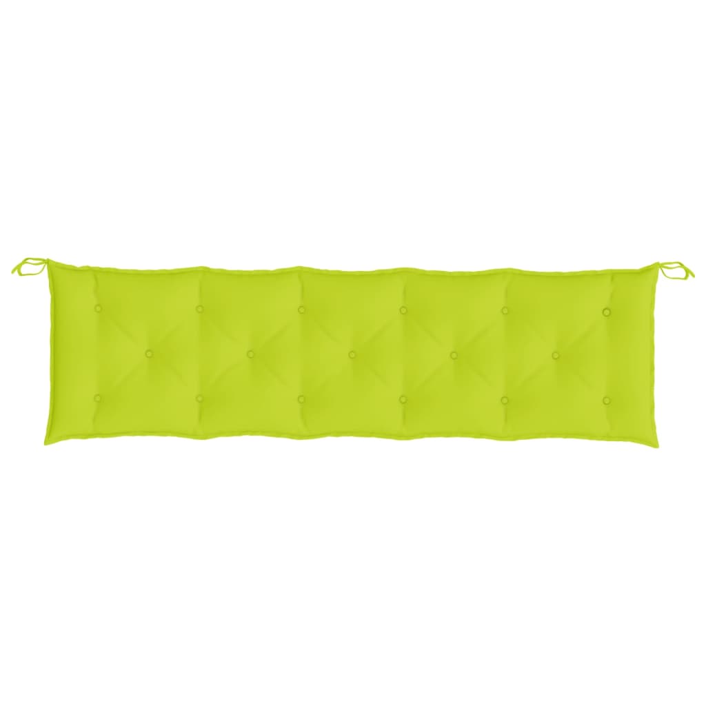 vidaXL Garden Bench Cushion Bright Green 70.9"x19.7"x2.8" Oxford Fabric