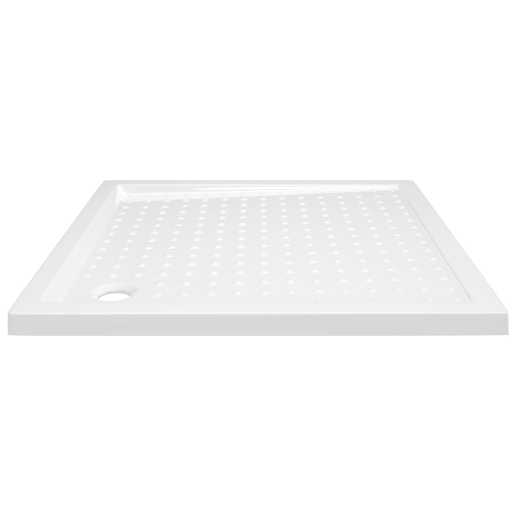 vidaXL Shower Base Tray with Dots White 31.5"x31.5"x1.6" ABS