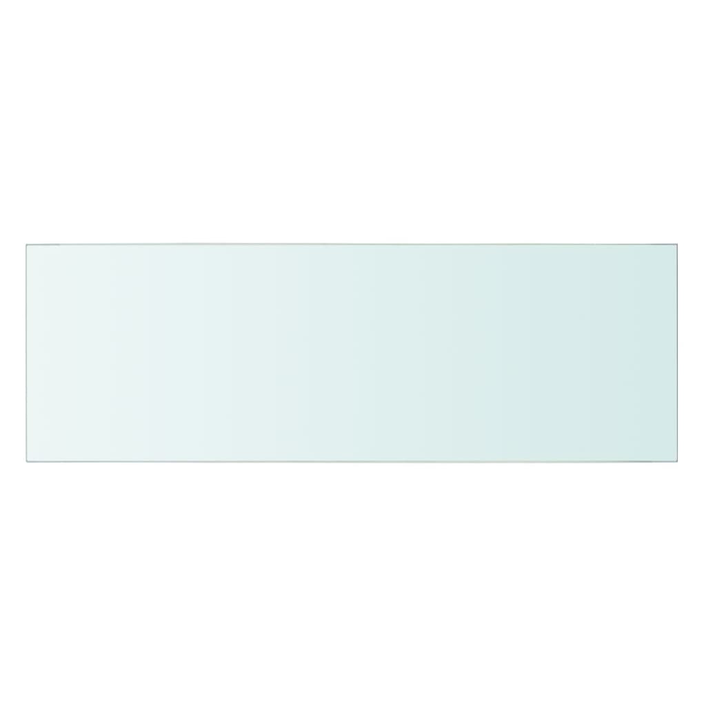 vidaXL Shelf Panel Glass Clear 23.6"x7.9"