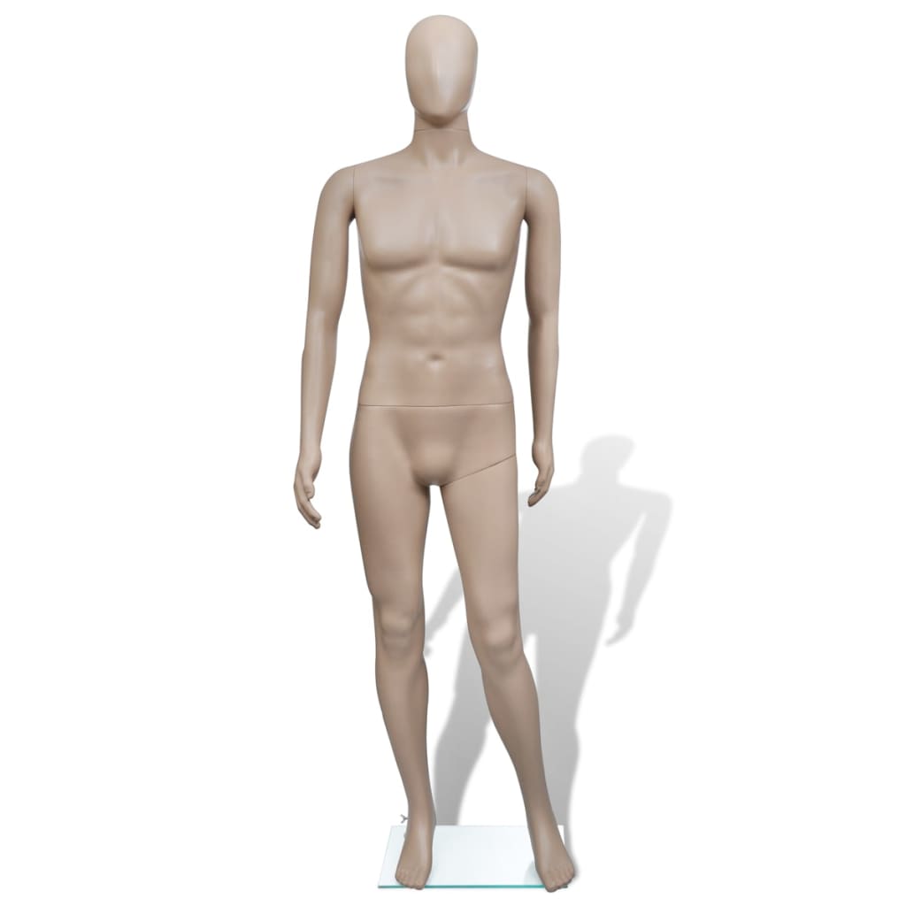 vidaXL Mannequin Man Round Head