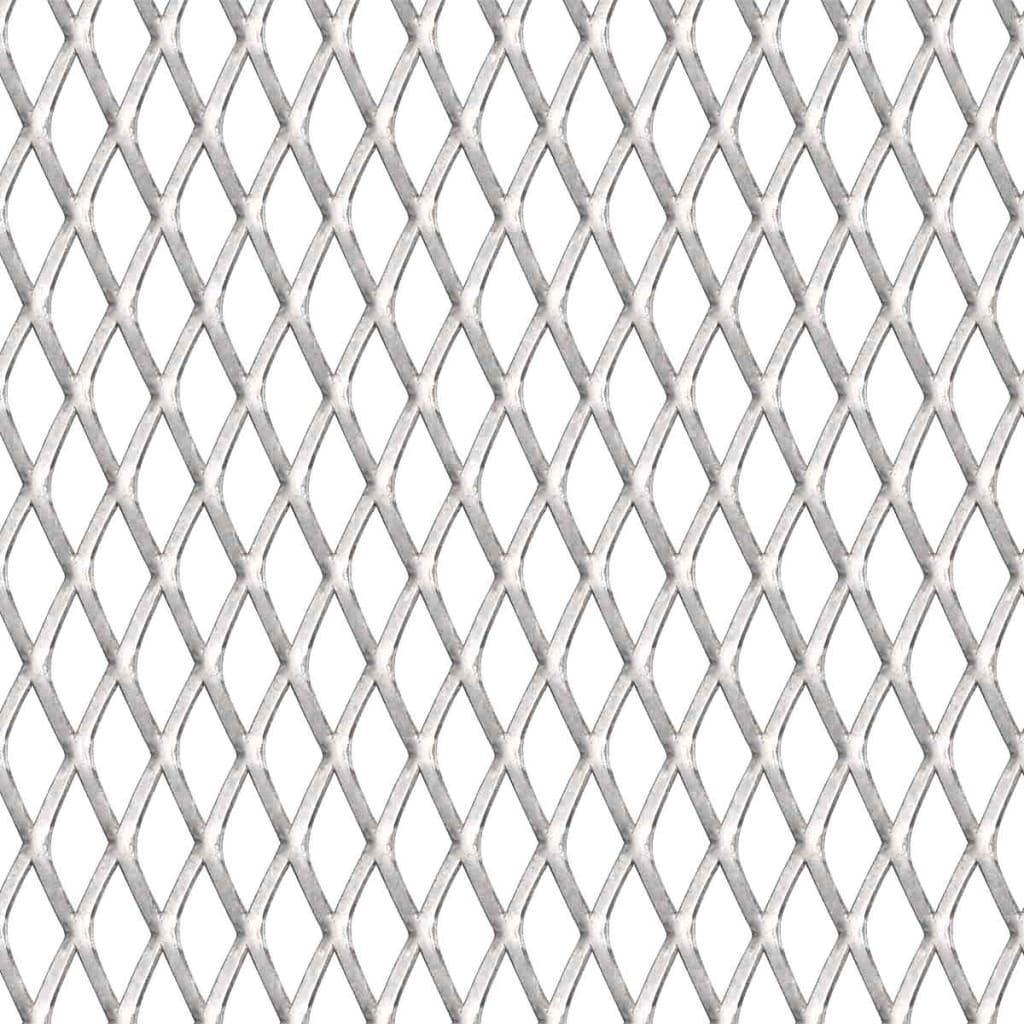 vidaXL Garden Wire Fence Stainless Steel 39.4"x33.5" 1.2"x0.7"x0.1"