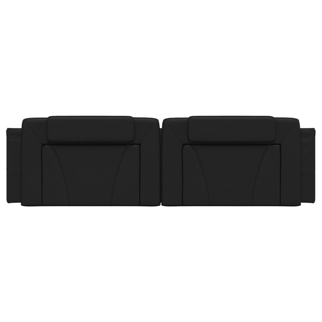 vidaXL Headboard Cushion Black 72" Faux Leather