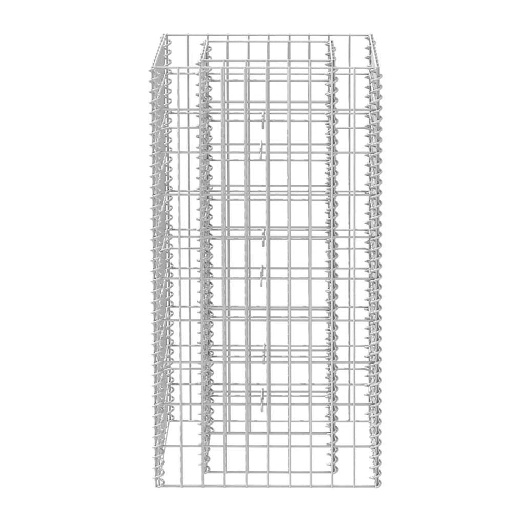 vidaXL Gabion Raised Bed Steel 19.7"x19.7"x39.4"