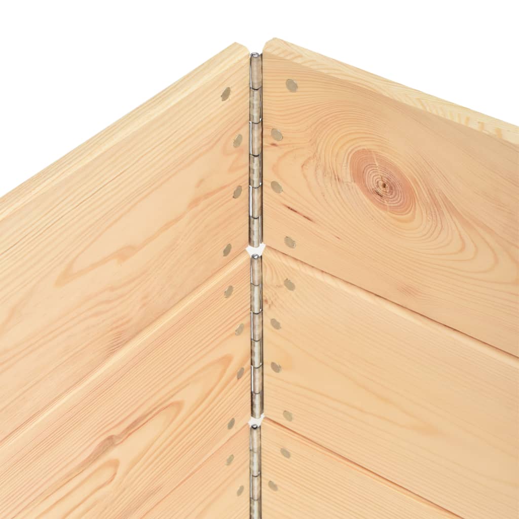 vidaXL Pallet Collars 3 pcs 39.4"x59.1" Solid Pine Wood