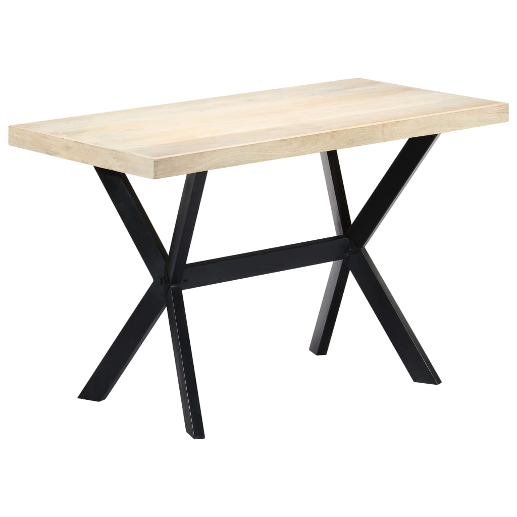 Anoniem Verwijdering Boer vidaXL Dining Table White 47.2"x23.6"x29.5" Solid Mango Wood | vidaXL.com