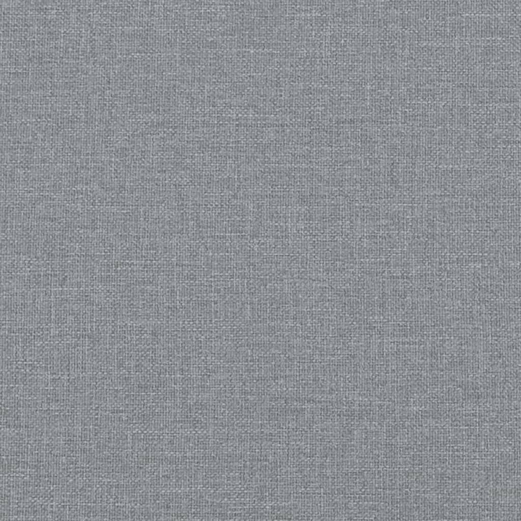 vidaXL 3-Seater Sofa Light Gray 70.9" Fabric