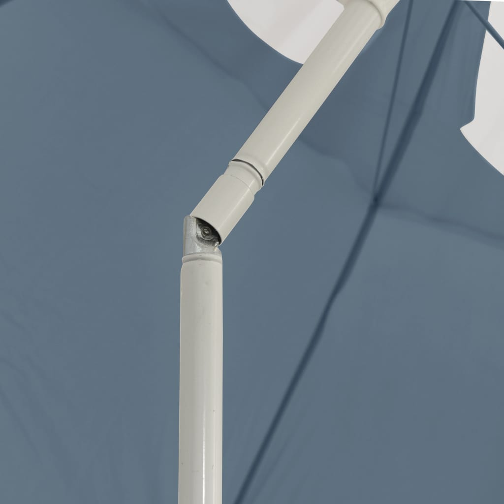 vidaXL Beach Parasol Blue 118.1"