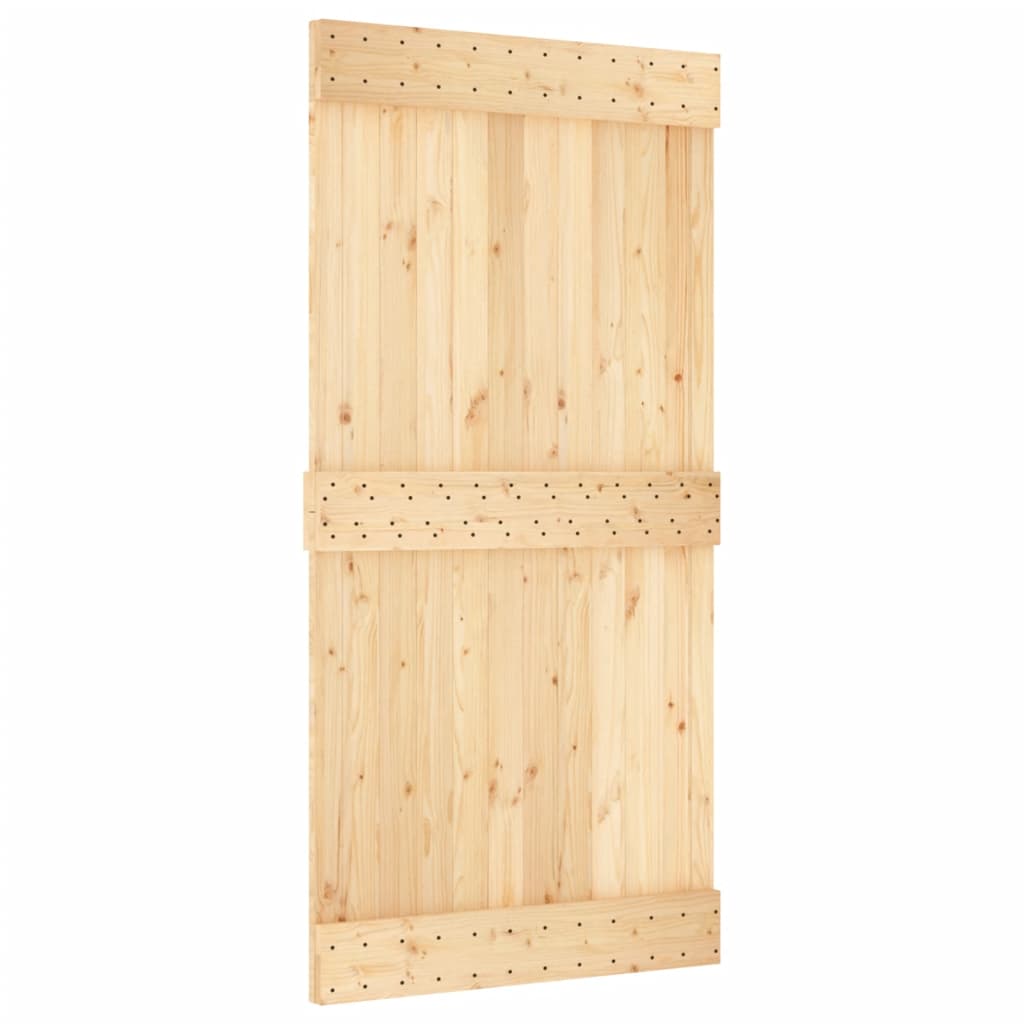 vidaXL Door NARVIK 39.4"x82.7" Solid Wood Pine