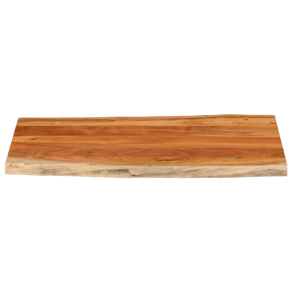 vidaXL Table Top 39.4"x23.6"x1" Rectangular Solid Wood Acacia Live Edge