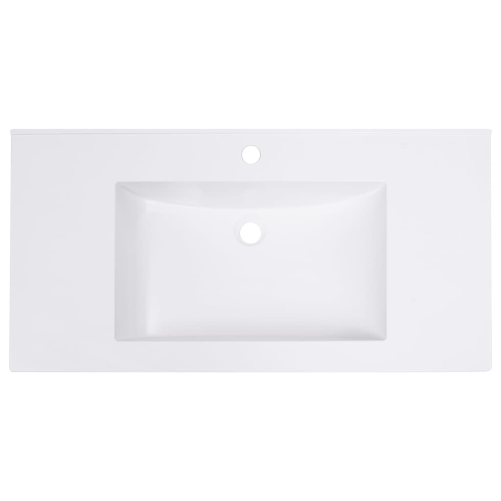 vidaXL Built-in Wash Basin 29.5"x18.1"x5.1" SMC White