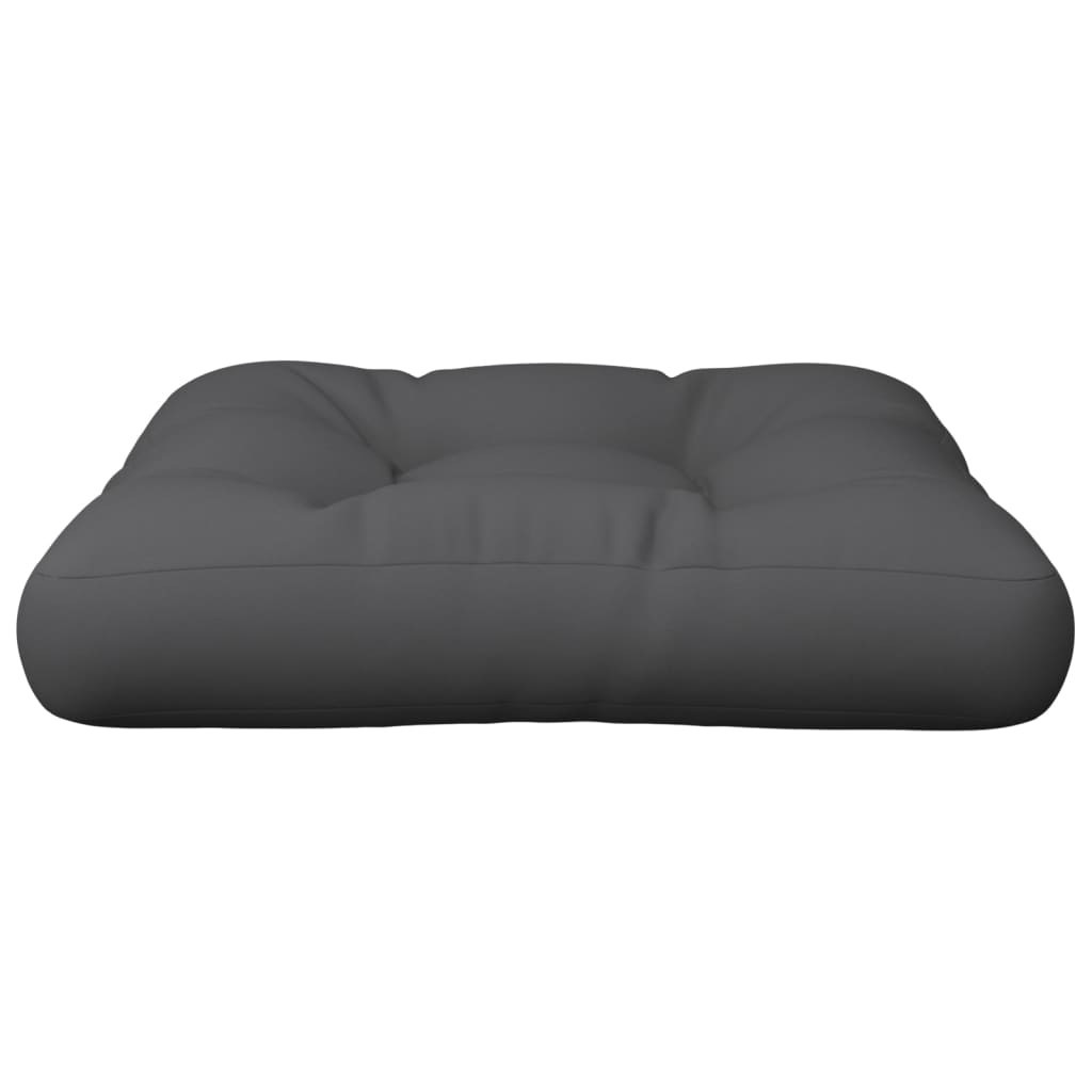 vidaXL Pallet Cushion Anthracite 22.8"x22.8"x3.9" Fabric