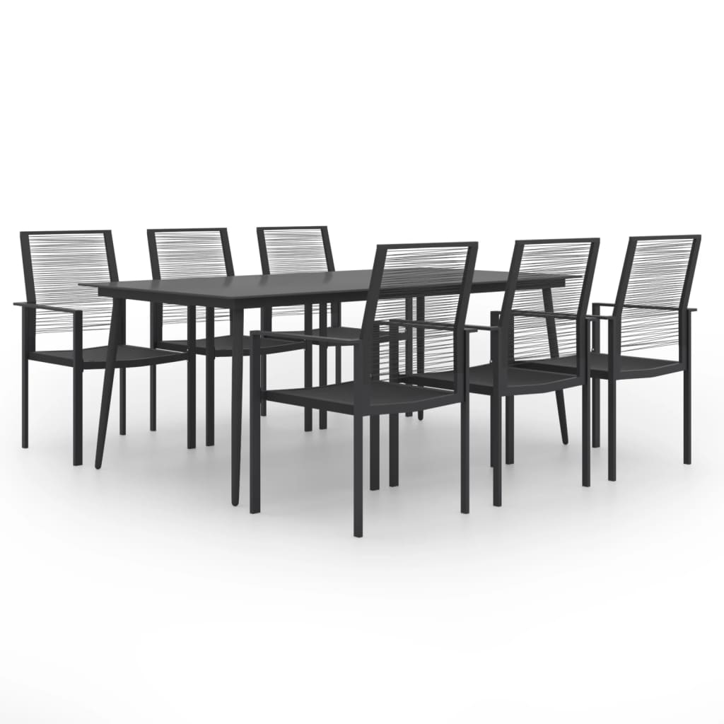 vidaXL 7 Piece Patio Dining Set