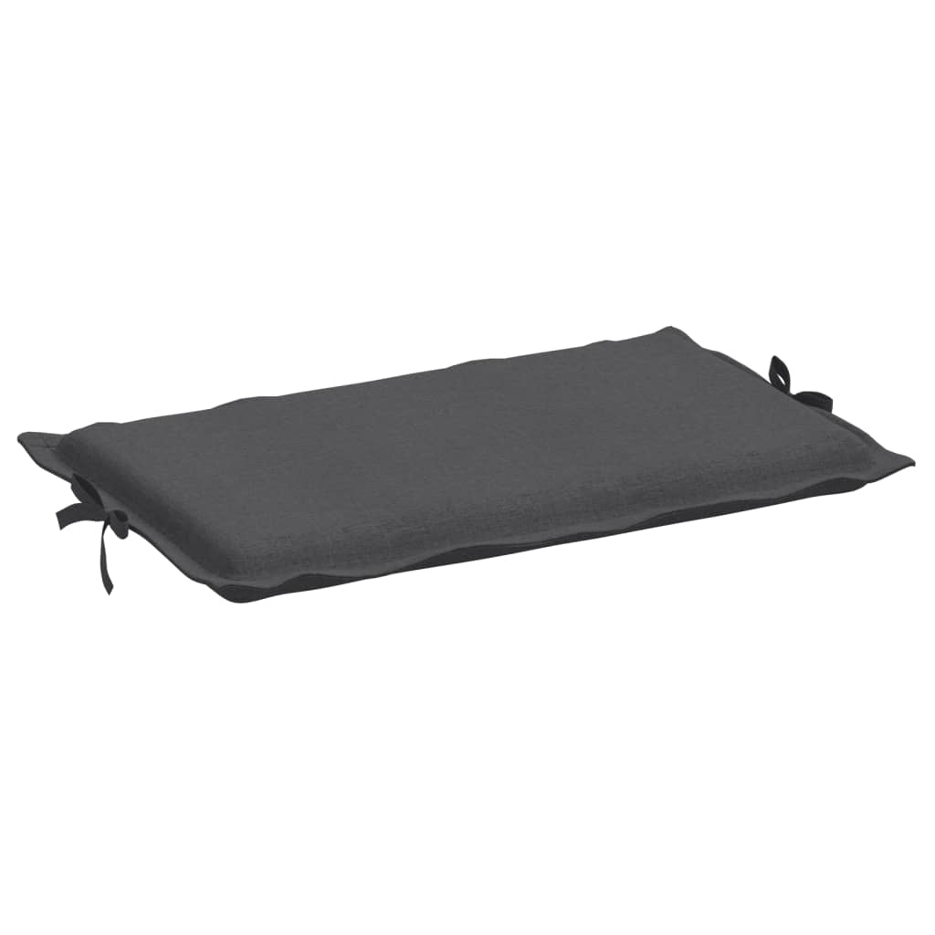 vidaXL Sun Lounger Cushion Melange Anthracite 73.2"x22.8"x1.2" Fabric