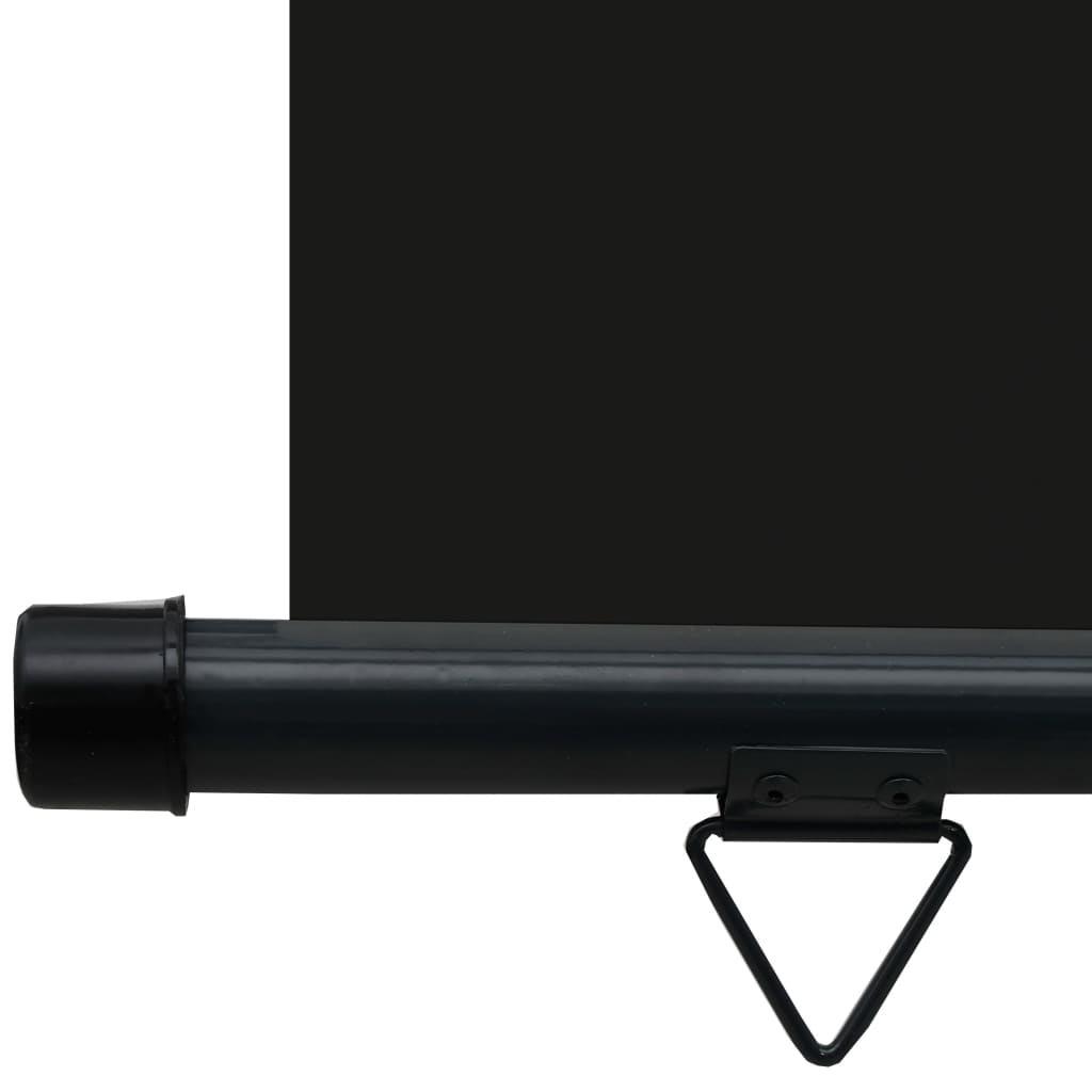 48424 vidaXL Balcony Side Awning 57.1"x98.4" Black