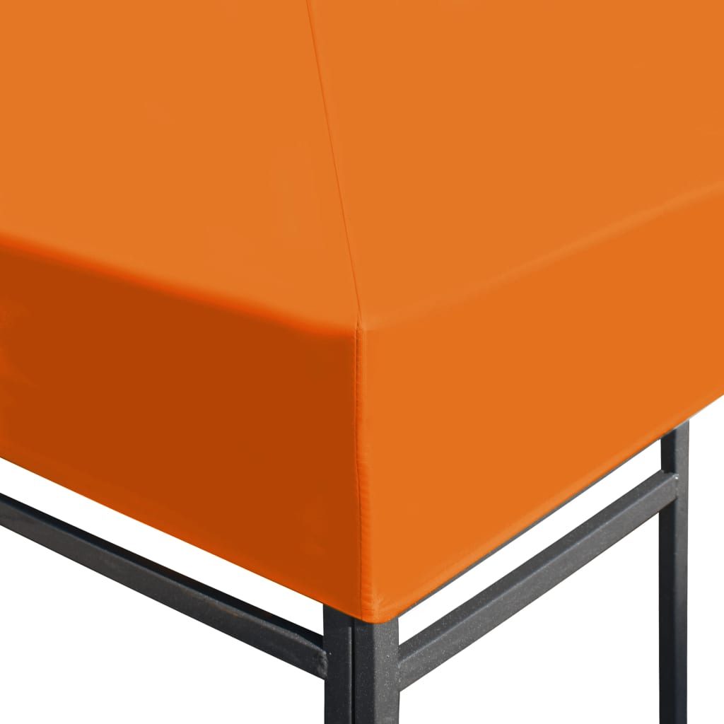 vidaXL Gazebo Top Cover 1 oz/ft² 9.8'x9.8' Orange