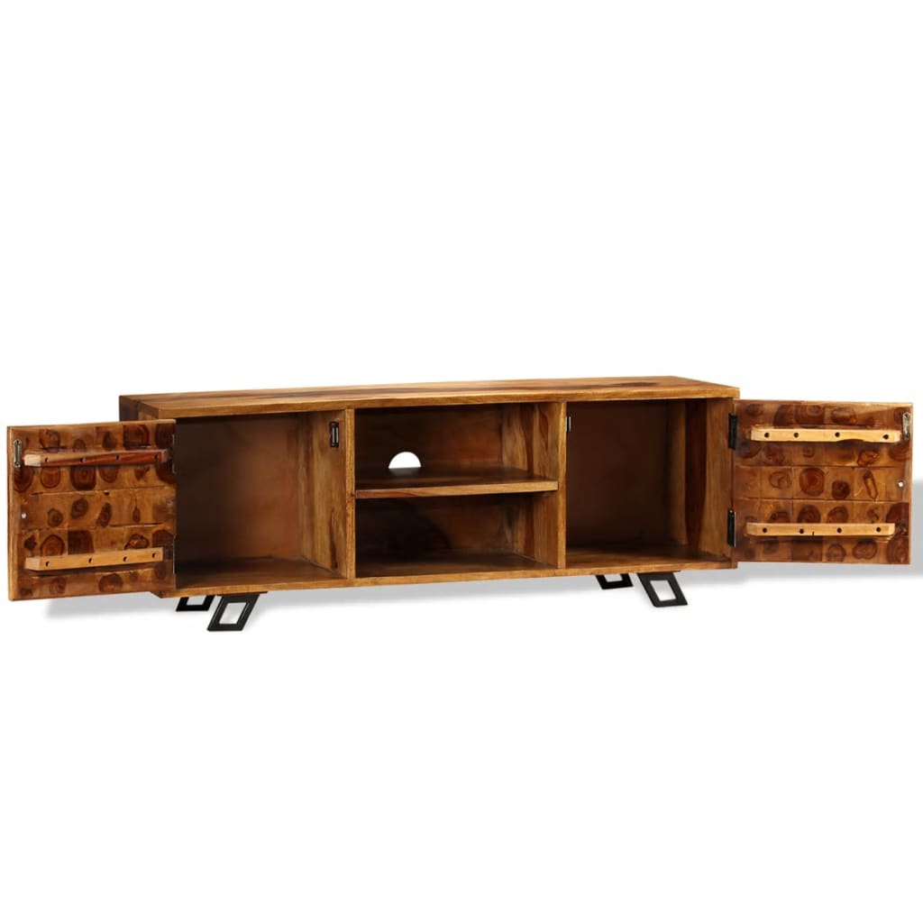 vidaXL TV Stand Solid Wood Sheesham 47.2"x11.8"x15.7"