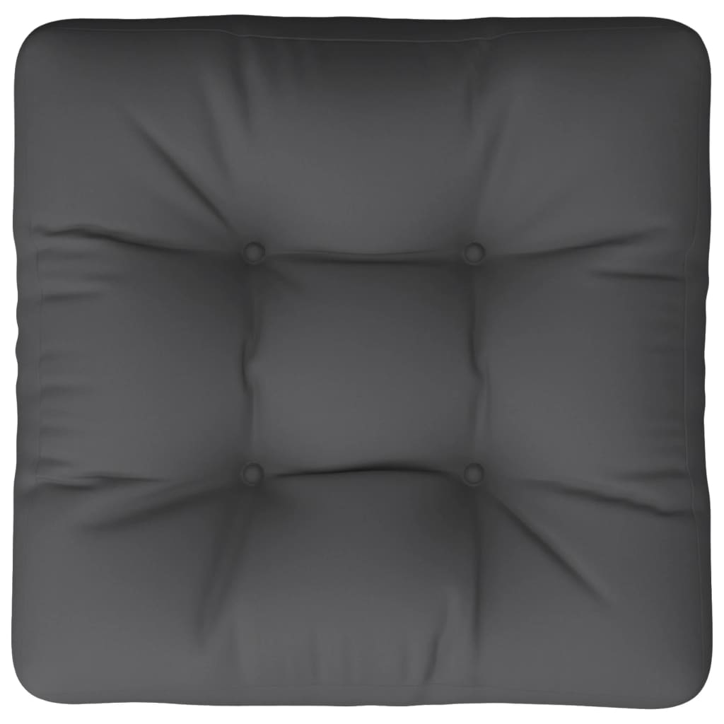 vidaXL Pallet Cushion Anthracite 22.8"x22.8"x3.9" Fabric