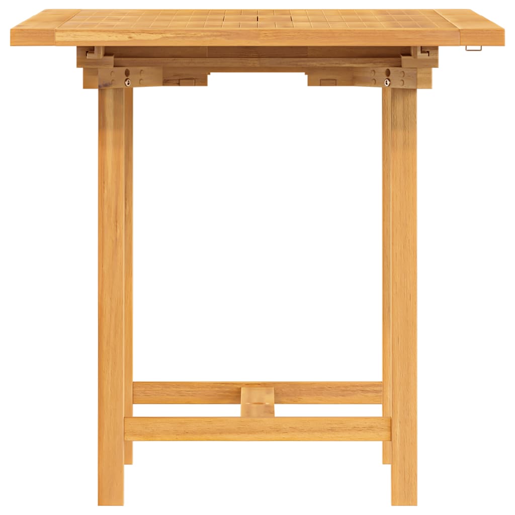 vidaXL Extending Patio Table 43.3"-63"x31.5"x29.5" Solid Wood Teak