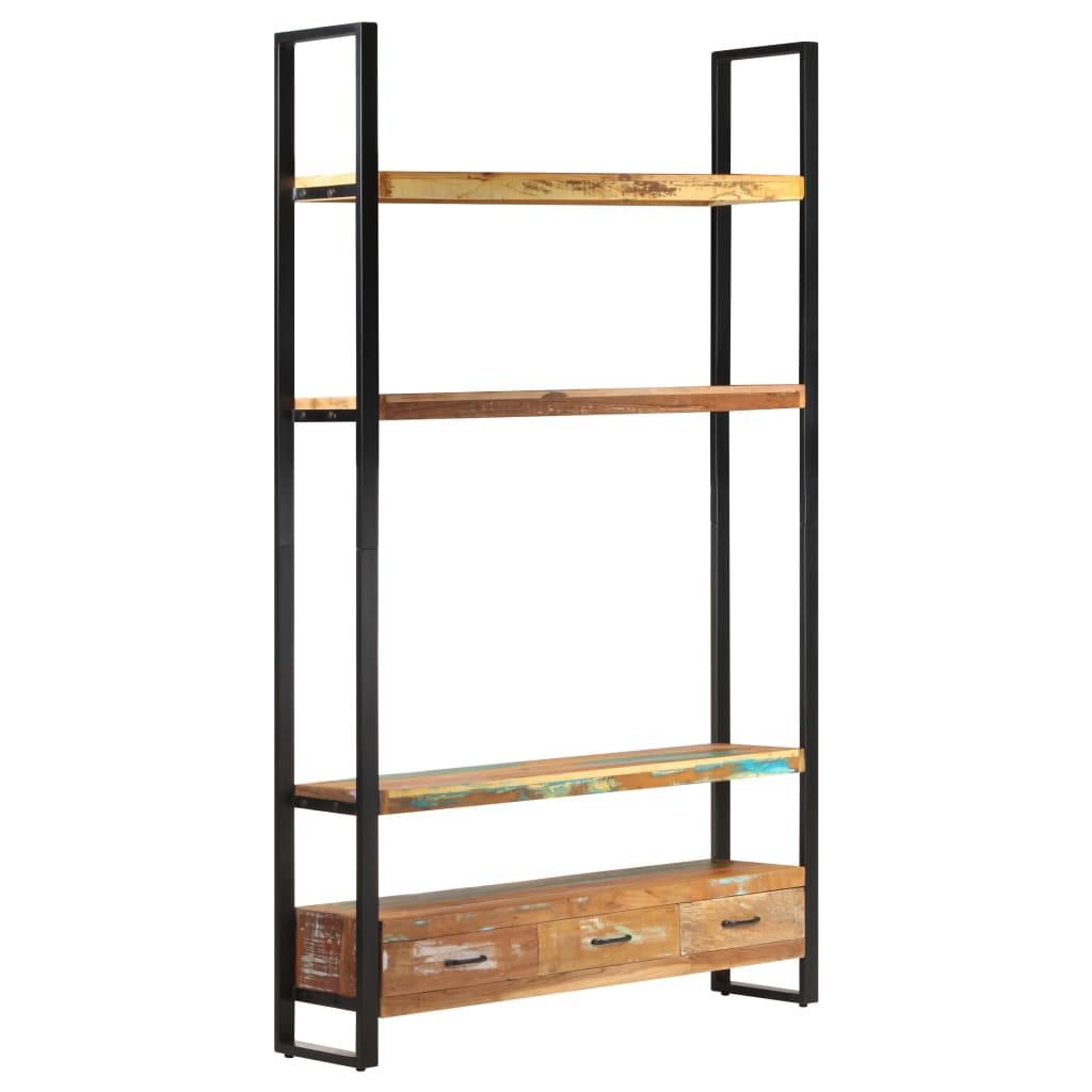 vidaXL Bookshelf 46.5"x11.8"x78.7" Solid Reclaimed Wood