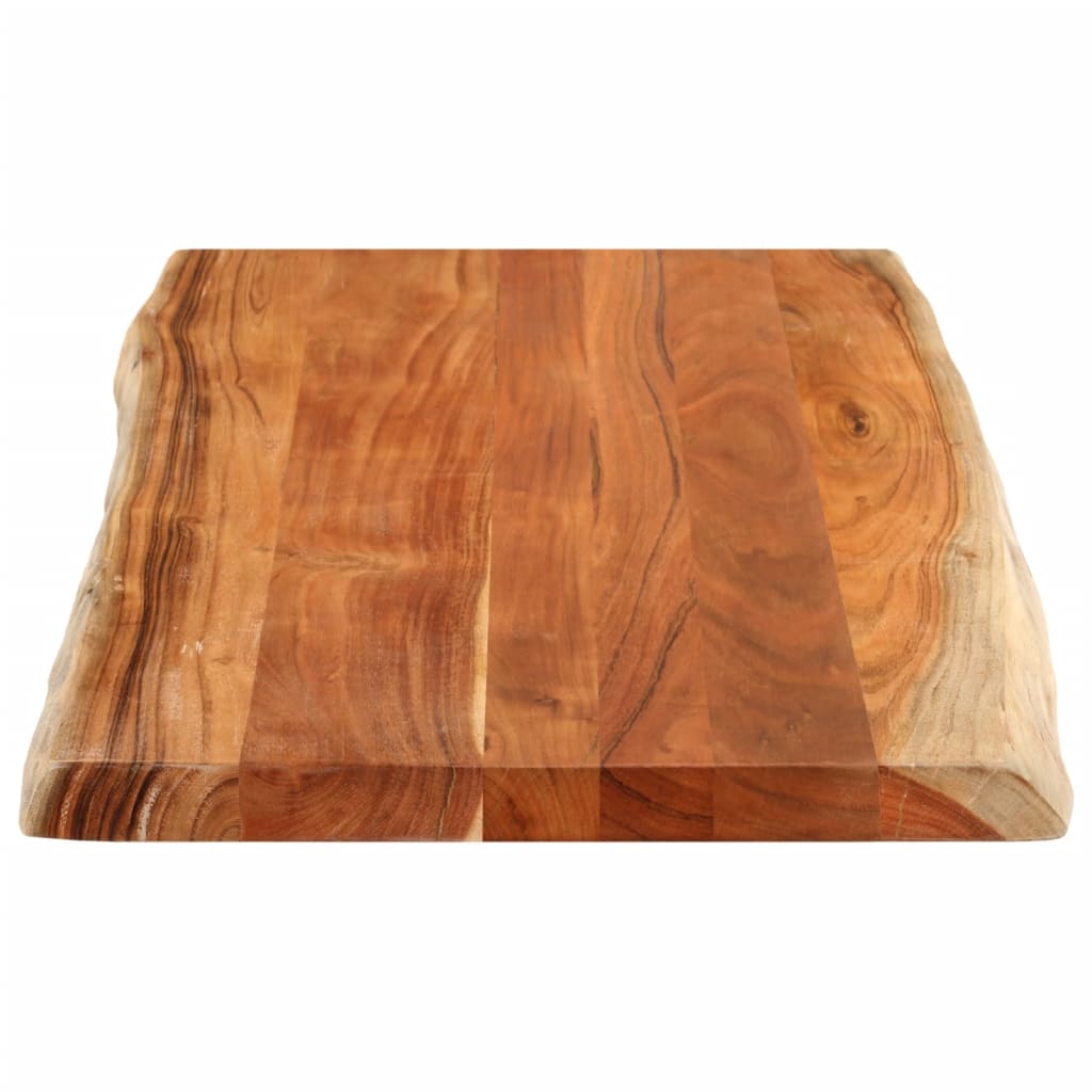 vidaXL Table Top 39.4"x23.6"x1" Rectangular Solid Wood Acacia Live Edge