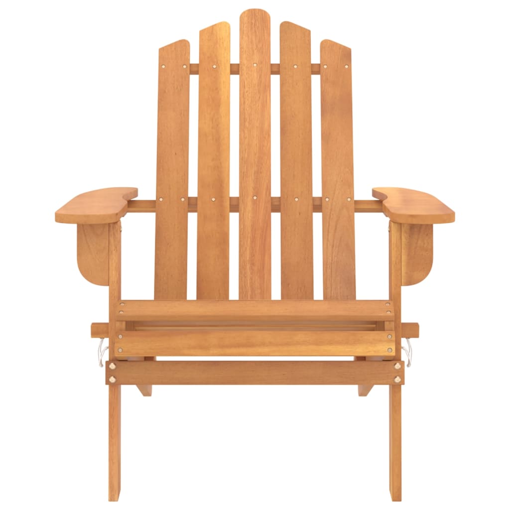 vidaXL Patio Adirondack Chair Solid Wood Acacia