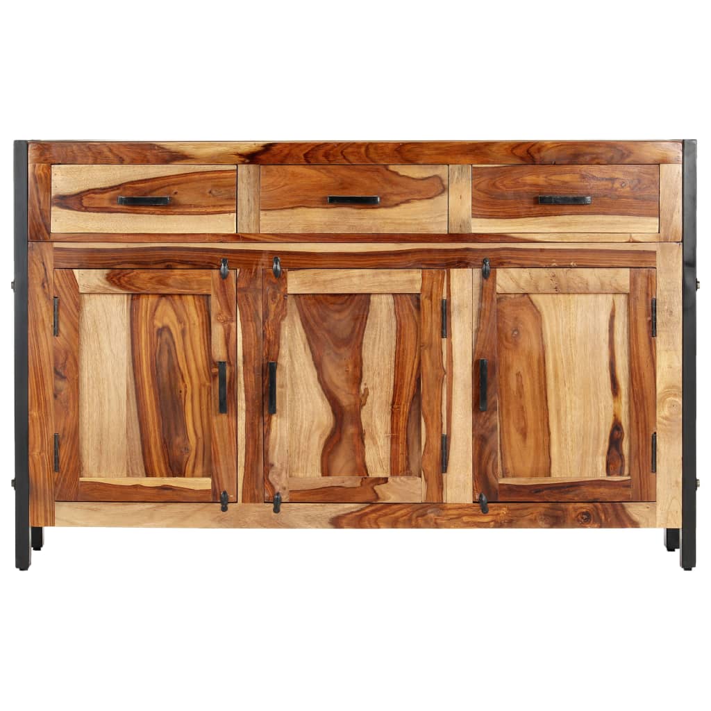 vidaXL Sideboard 47.2"x13.8"x29.5" Solid Sheesham Wood