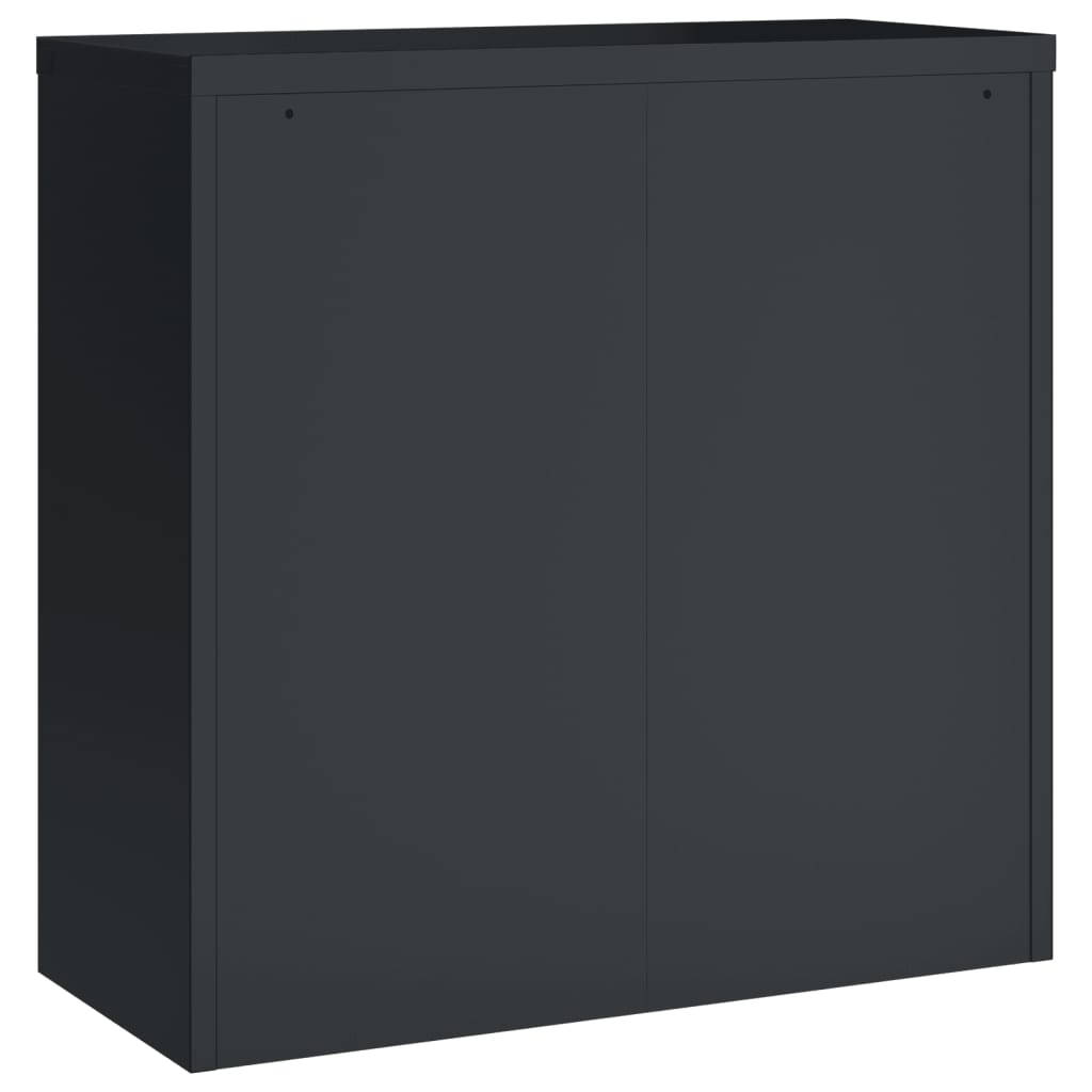 vidaXL File Cabinet Anthracite 35.4"x15.7"x35.4" Steel