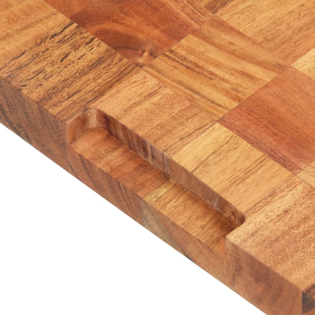 vidaXL Chopping Board 23.6"x15.7"x1.5" Solid Wood Acacia