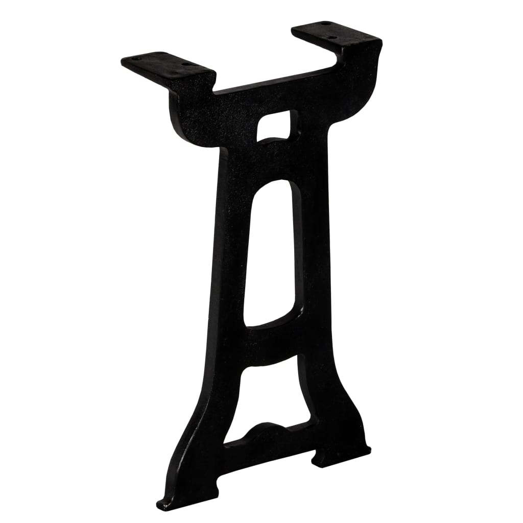 vidaXL Bench Legs 2 pcs Y-Frame Cast Iron