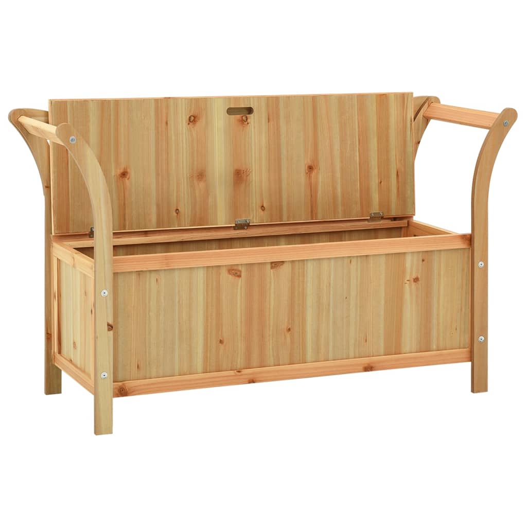 vidaXL Bench 42.1"x17.7"x29.7" Solid Wood Fir