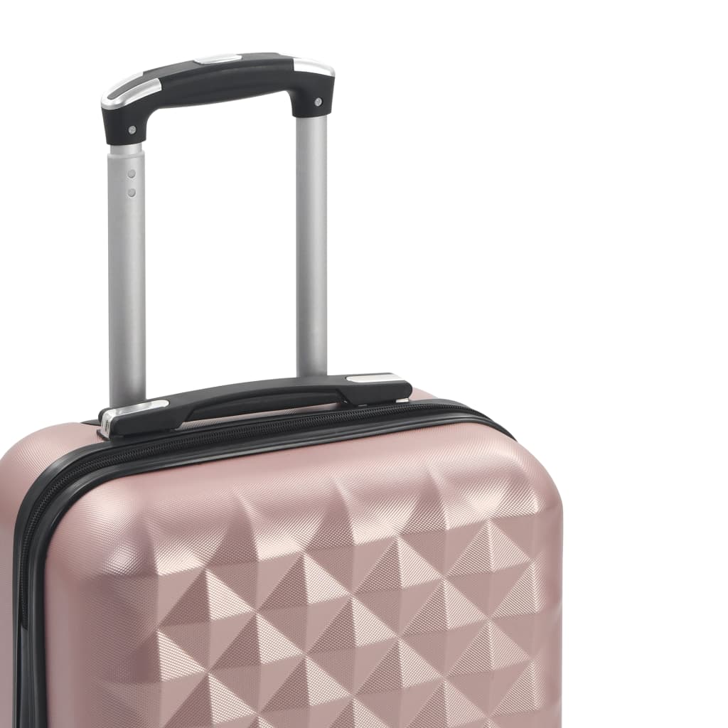 vidaXL Hardcase Trolley Rose Gold ABS