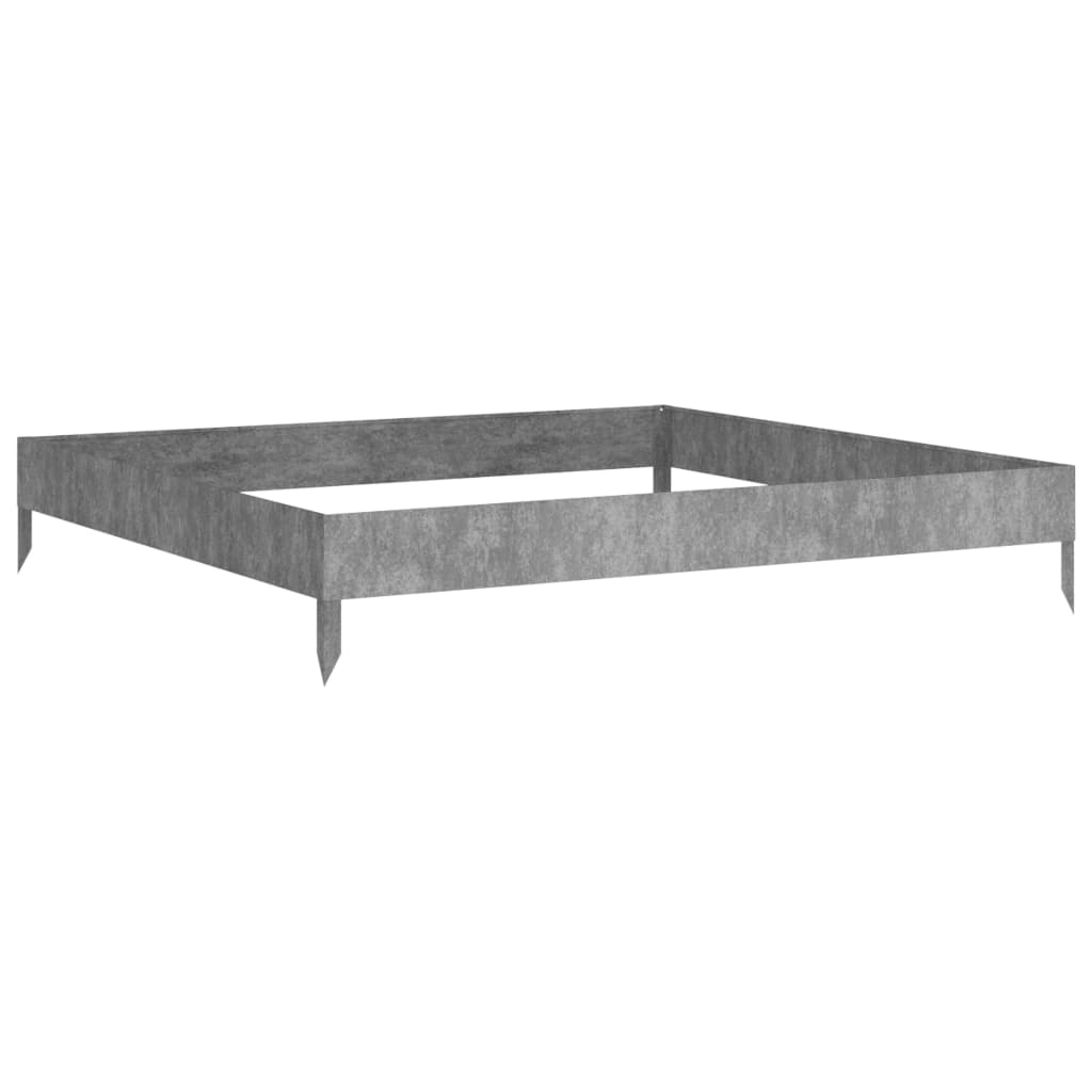 vidaXL Garden Raised Bed 39.4"x39.4"x7.3" Corten Steel