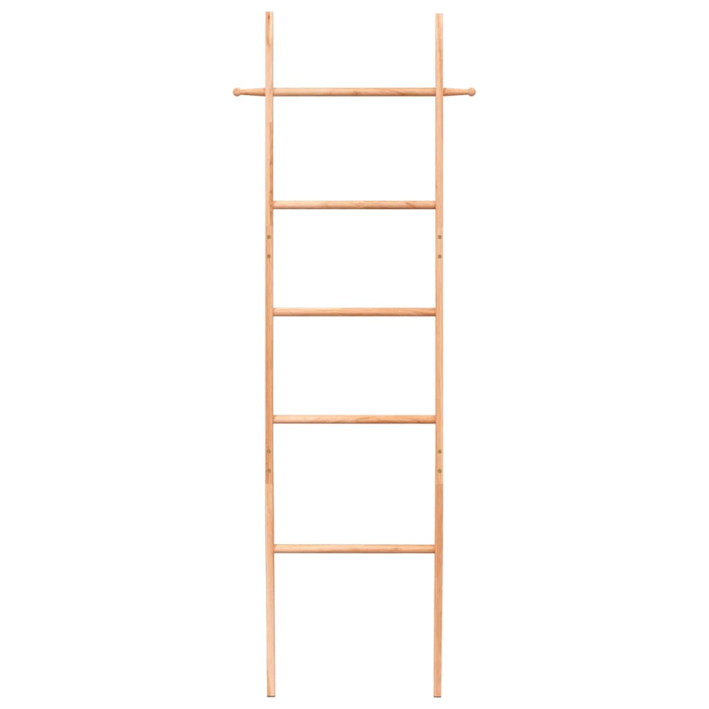 vidaXL Towel Ladder 66.9" Solid Wood Walnut