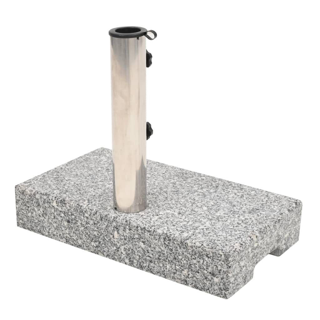 vidaXL Parasol Base Granite Rectangular 55.1 lb