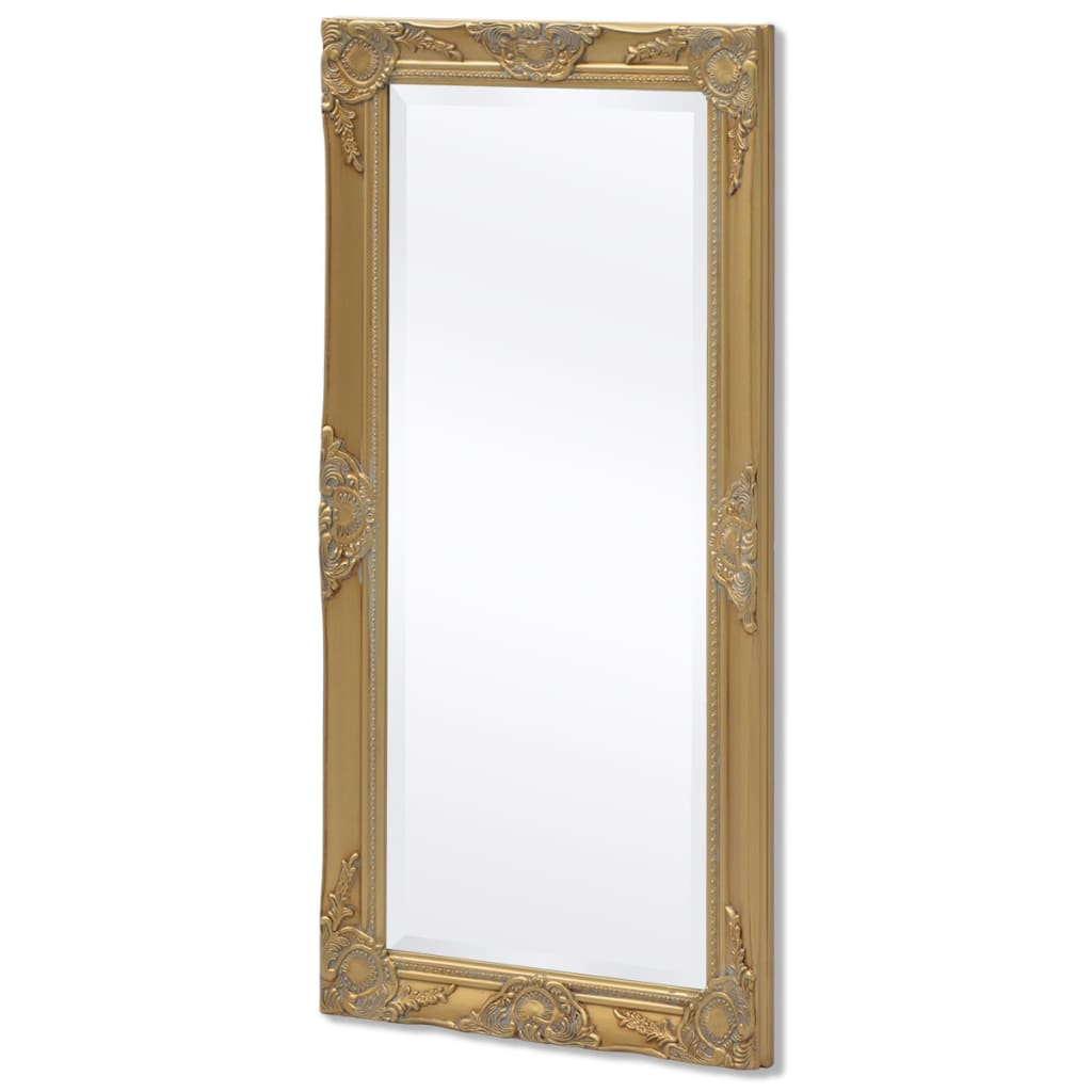 vidaXL Wall Mirror Baroque Style 39.4"x19.7" Gold