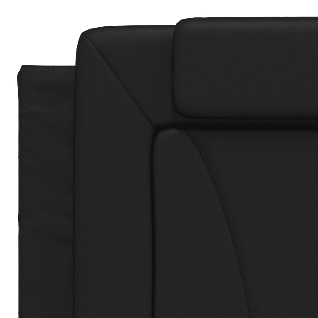 vidaXL Headboard Cushion Black 72" Faux Leather