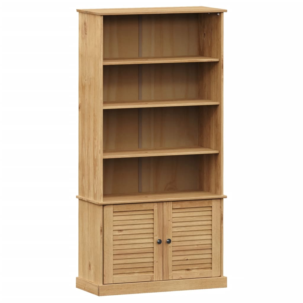 vidaXL Bookcase VIGO 33.5"x13.8"x66.9" Solid Wood Pine