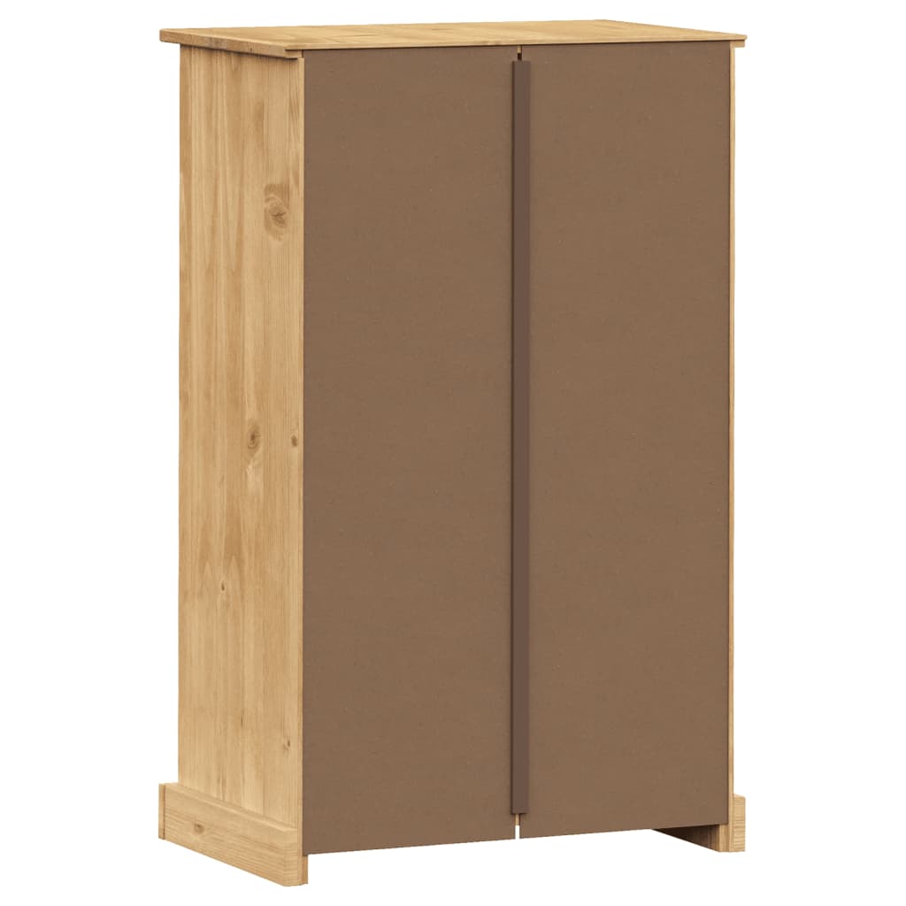 vidaXL Shoe Cabinet VIGO 23.6"x13.8"x37.8" Solid Wood Pine