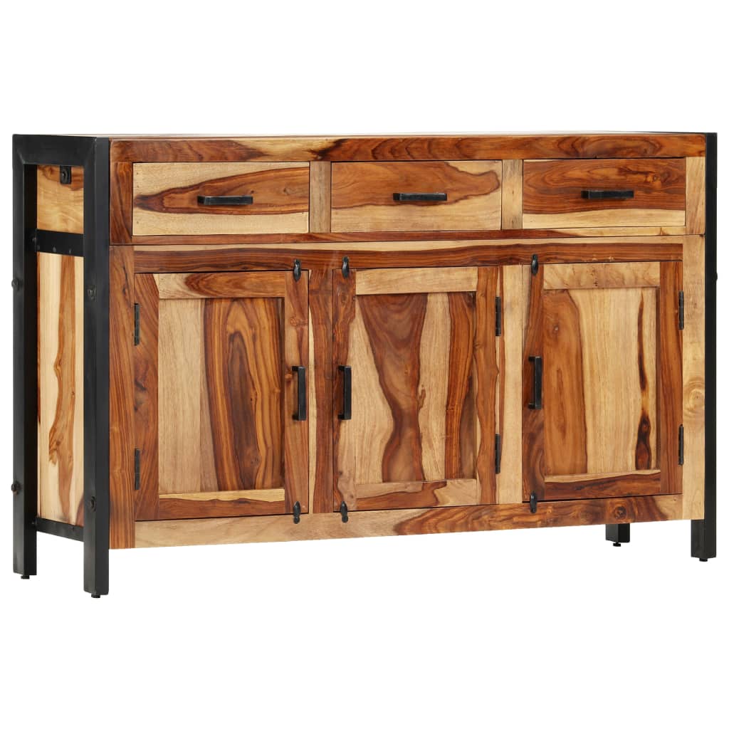 vidaXL Sideboard 47.2"x13.8"x29.5" Solid Sheesham Wood