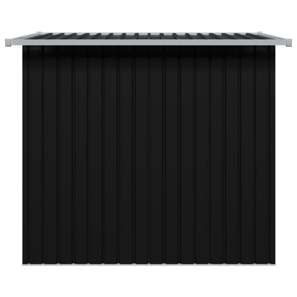 vidaXL Garden Shed Anthracite Steel