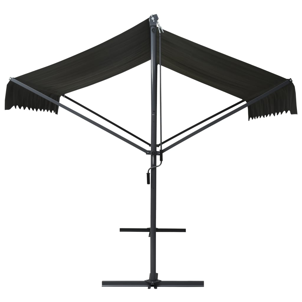 vidaXL Free Standing Awning 118.1"x118.1" Anthracite