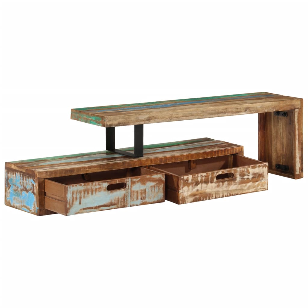 vidaXL TV Stand Solid Wood Reclaimed