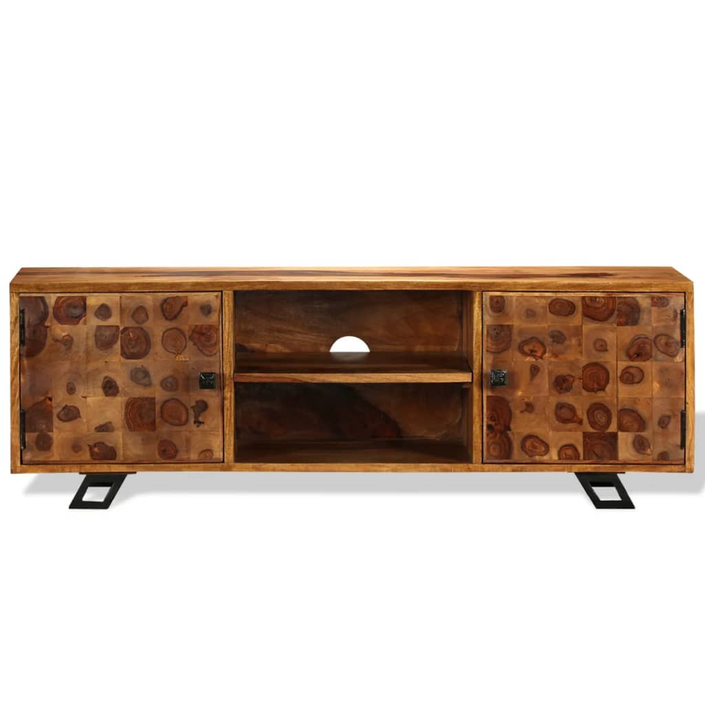 vidaXL TV Stand Solid Wood Sheesham 47.2"x11.8"x15.7"