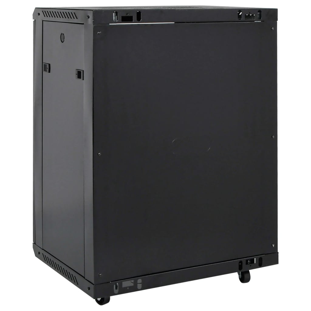 vidaXL 15U Network Cabinet with Swivel Feet 19" IP20 20.9"x15.7"x31.5"