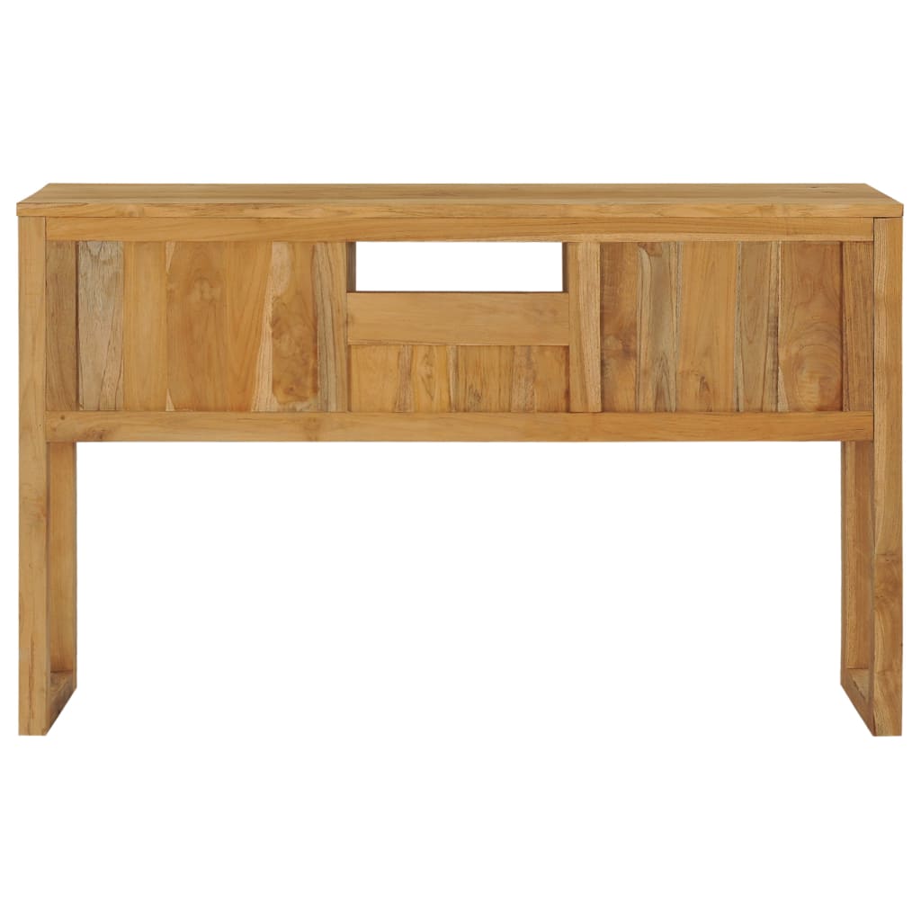 vidaXL Console Table 47.2"x12.6"x29.5" Solid Teak Wood