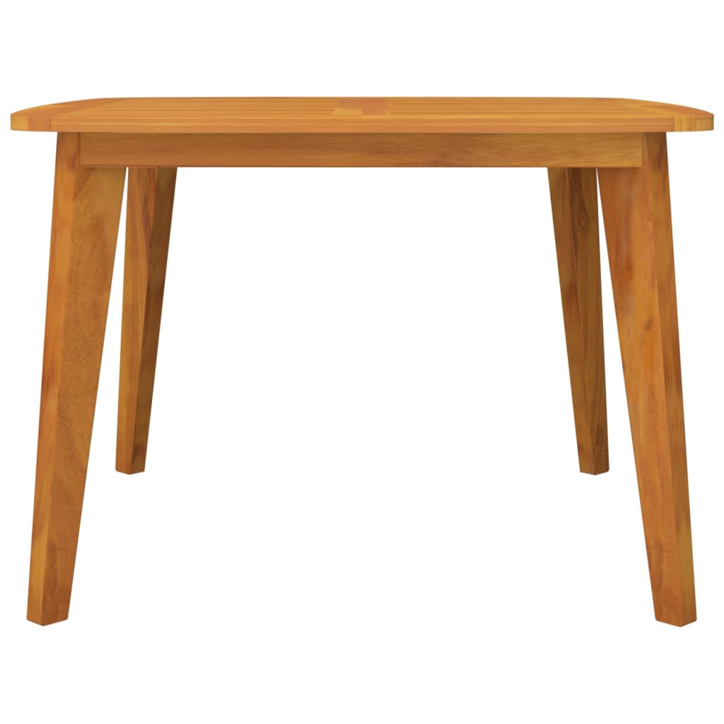 vidaXL Patio Table 43.3"x43.3"x29.5" Solid Wood Acacia