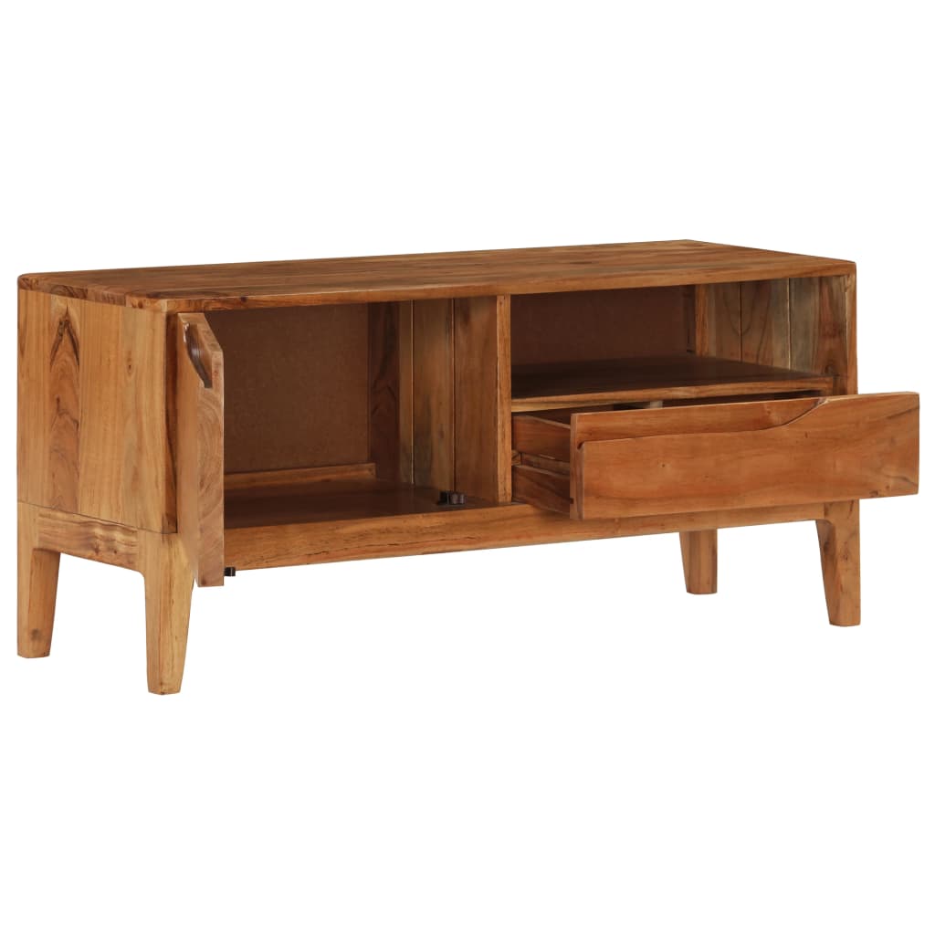 vidaXL TV Stand Solid Wood Acacia 34.6"x11.8"x15.7"